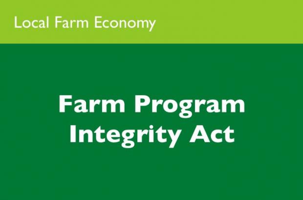 Farm Program Integrity Act
