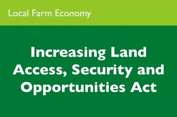Increasing Land Access, Security and Opportunities Act