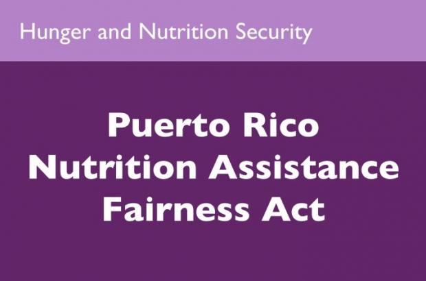 Puerto Rico Nutrition Assistance Fairness Act 