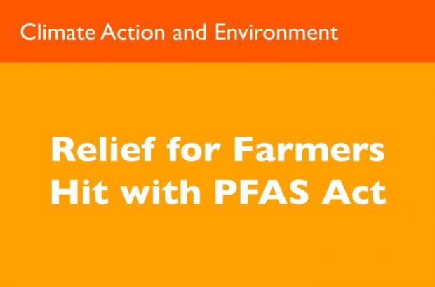 Relief for Farmers Hit with PFAS Act