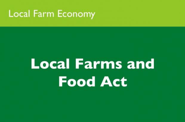Local Farms and Food Act