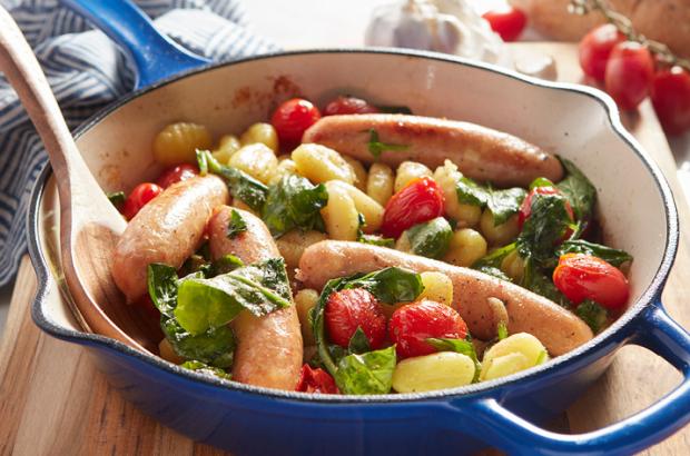 Gnocchi with Sausage and Tomatoes