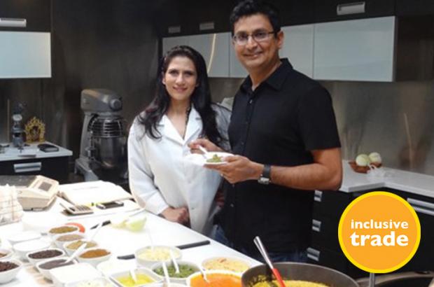 Deep Indian Kitchen owners Deepak and Dipali Amin