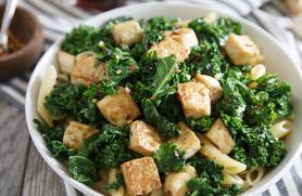 Garlic Tofu and Greens