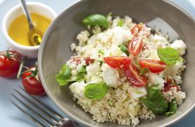 Couscous with Feta and Toasted Pine Nuts
