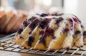 Sour Cream Coffee Cake with Blueberries