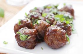 Sweet and Sour Vegetarian Meatballs