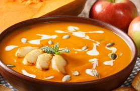 Butternut Apple Soup with Ginger