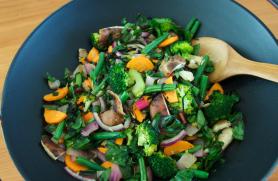 Miso Ginger Stir-Fry with Sea Vegetables