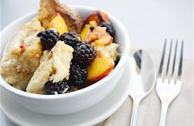 Fruit-Topped Bread Pudding