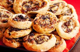 Dried Fruit and Poppy Seed Rugelach Spirals