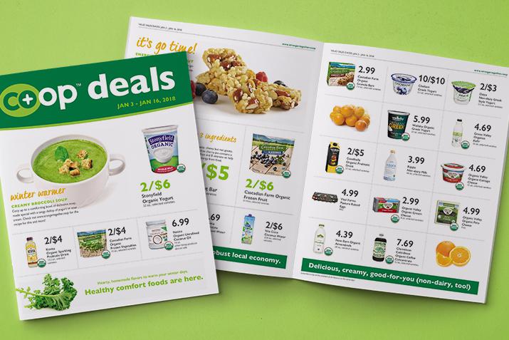 Co+op Deals sales flyer for January 3 -16, 2018.