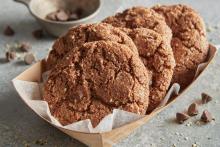 Double Chocolate Hemp Heart Cookies