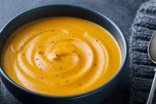 Bowl of Spicy Pumpkin Soup