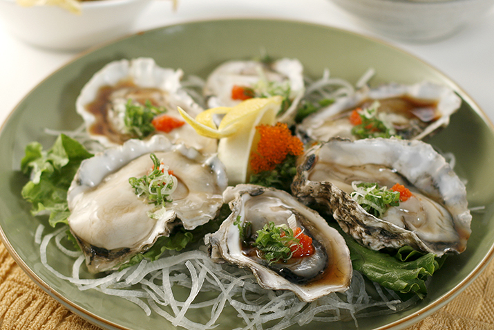 Japanese-Style Oysters with Fish Roe Recipe